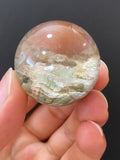 Natural Phantom Quartz Crystal Sphere for Desk & Home Decoration