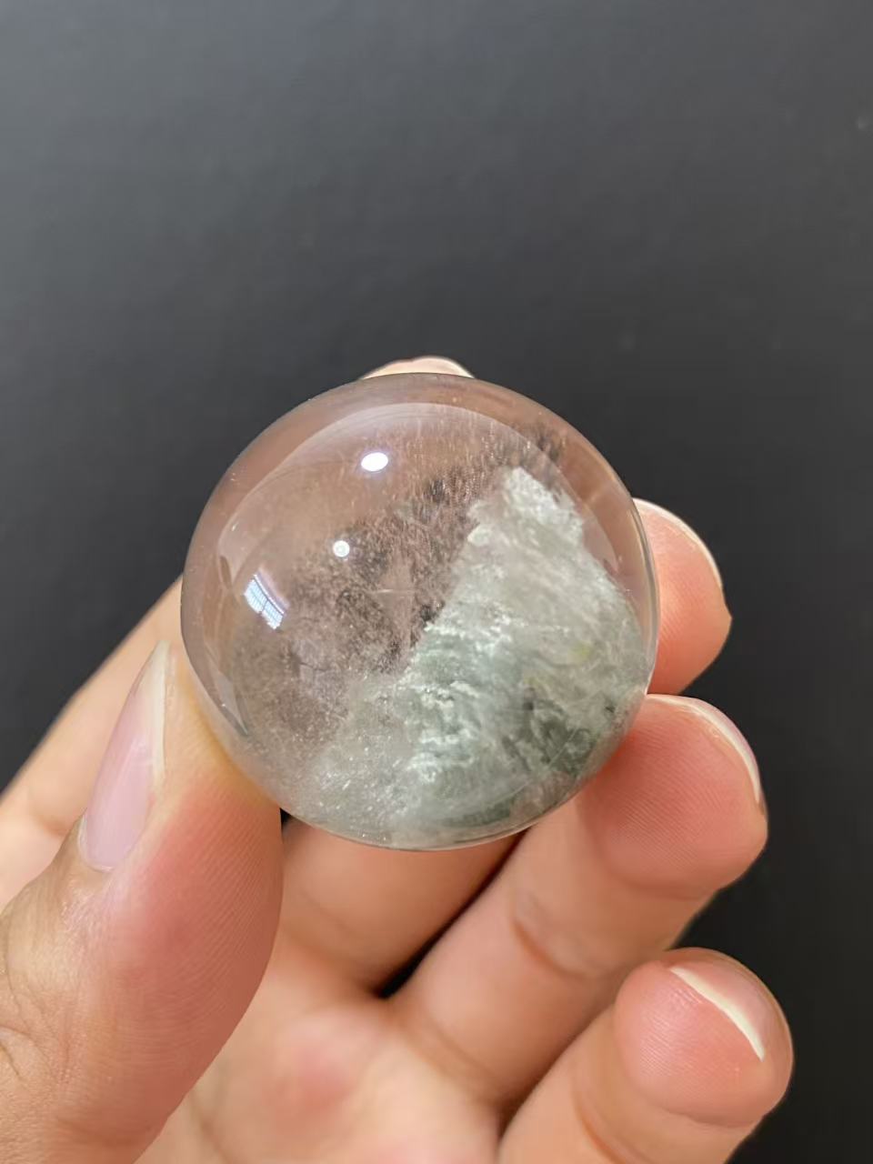 Natural Phantom Quartz Crystal Sphere for Home Decoration