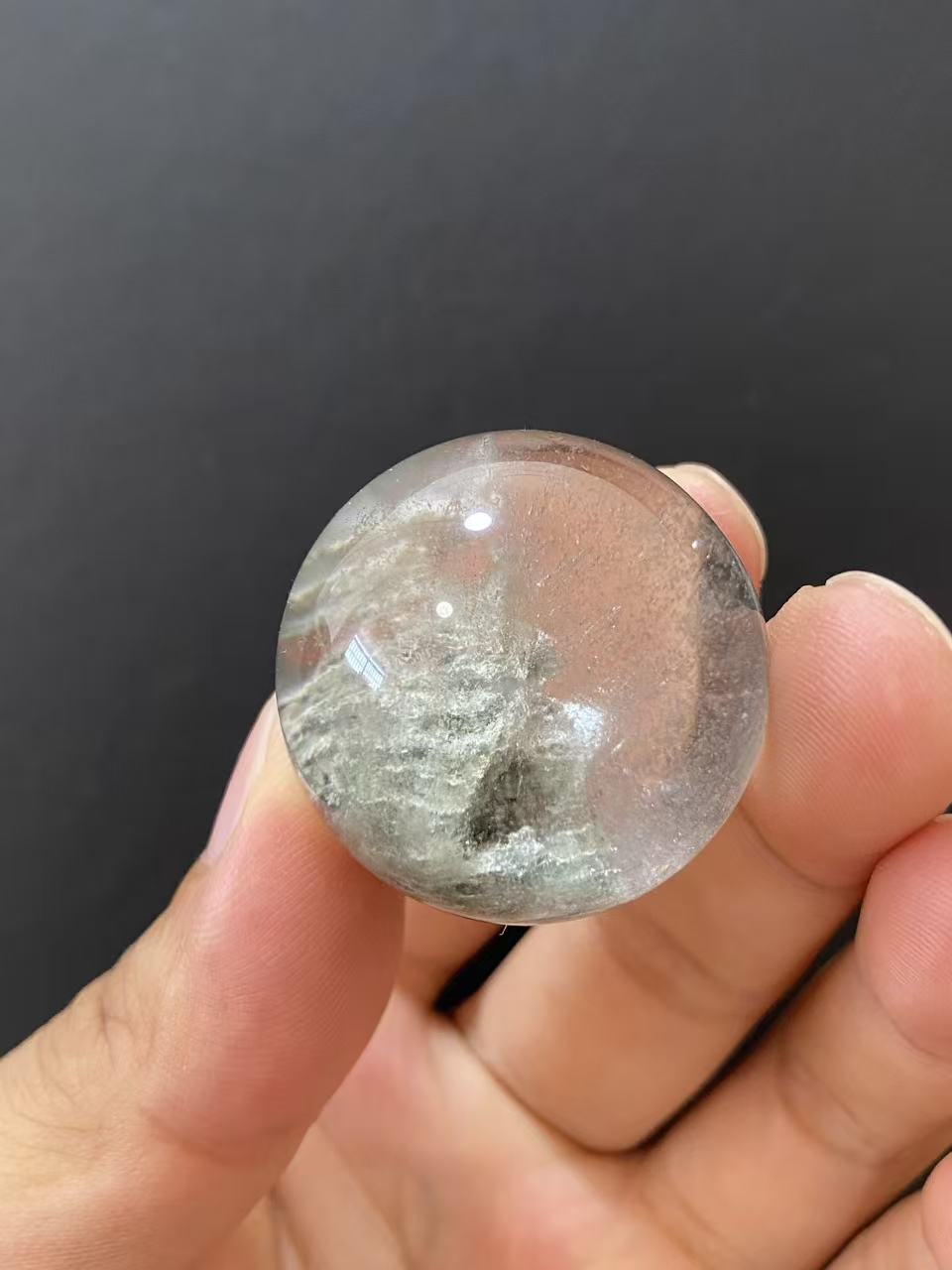 Natural Phantom Quartz Crystal Sphere for Home Decoration