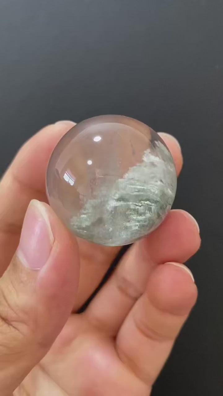 Natural Phantom Quartz Crystal Sphere for Home Decoration